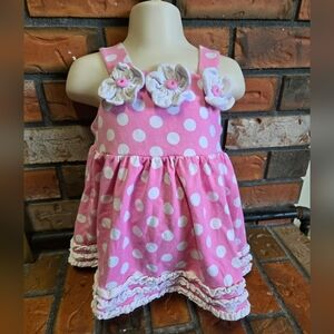Bonnie Baby Polkadot Dress Shirt